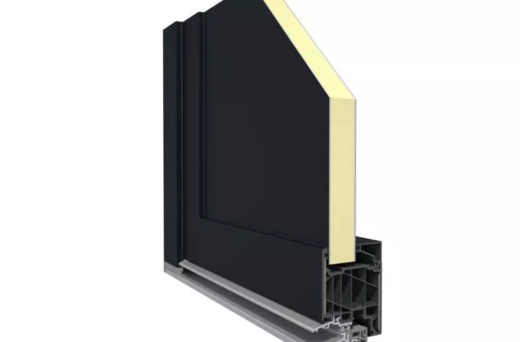 Drzwi Elegant ThermoFibra Infinity 76 X