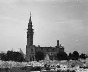 Postwar period, Warsaw, St. Augustine's Church, 48/50 Nowolipki Street. 