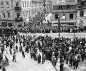 Photograph from the German occupation period. Warsaw, ghetto. 