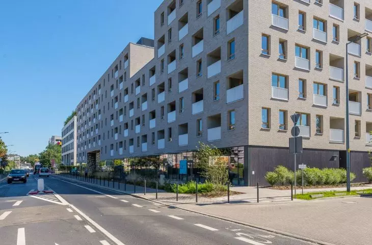 residential building on Braniborska Street in Wrocław