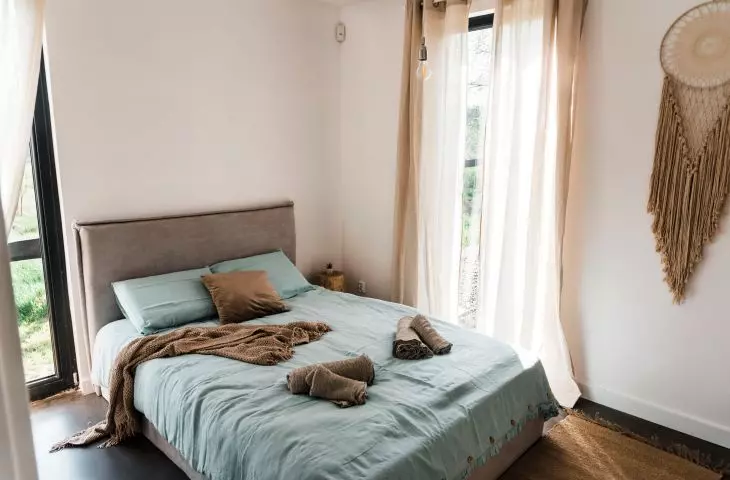 One of the bedrooms