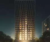 Cosmo residential complex in Chorzow, visualization