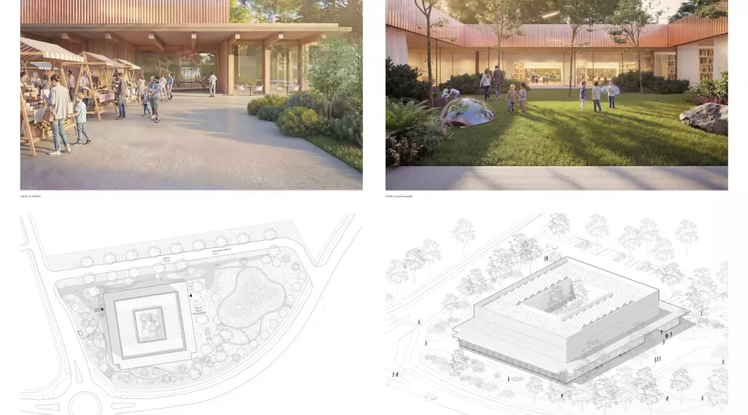 II Nagroda, proj.: M.O.C. Architekci