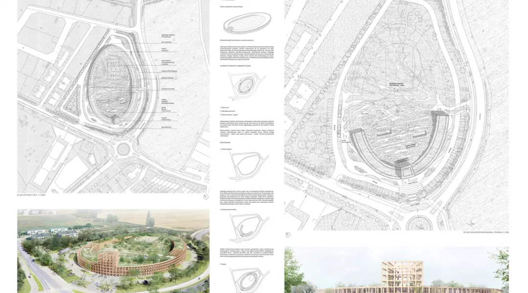 Wyróżnienie, proj.: OVO Grąbczewscy Architekci