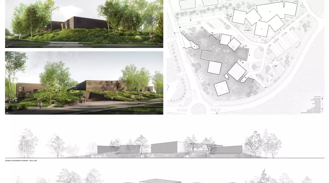 Wyróżnienie, proj.: MWM Architekci