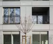 Residential building on Wołoska Street in Warsaw