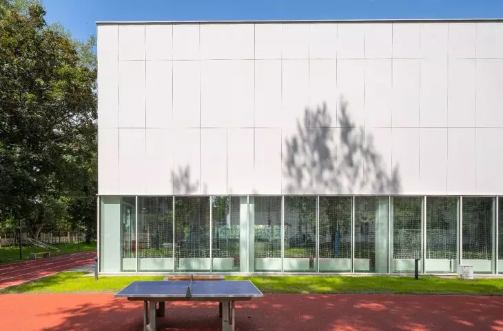 Sports Hall on Ciasna Street in Warsaw.
