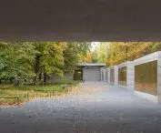 Chamber of Remembrance at the Warsaw Insurgents Cemetery in Wola.