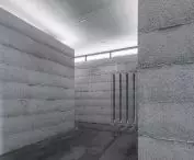 Chamber of Remembrance at the Warsaw Insurgents Cemetery in Wola.