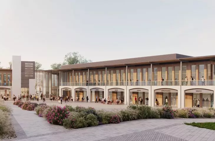 A building will also be built across the pond, with various activities planned for the neighborhood community