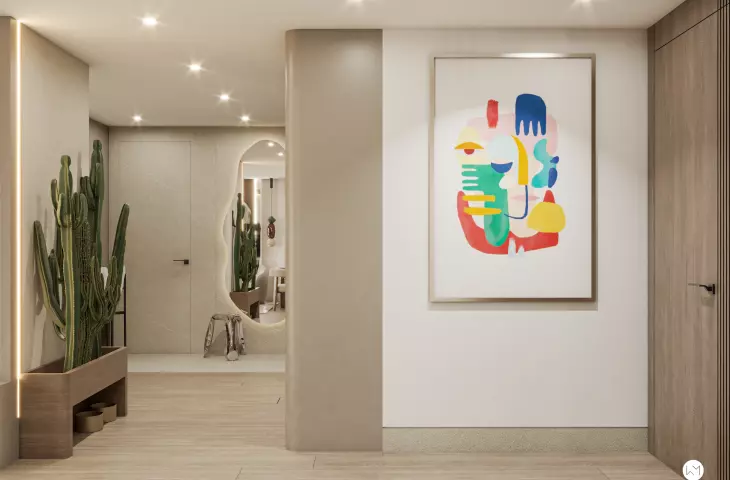 Influencers' apartment in Warsaw