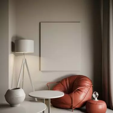 Quiet Contrast in the interior
