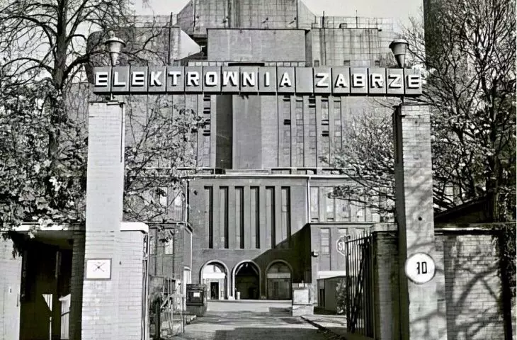 Combined Heat and Power Plant Zabrze in the 1980s. 