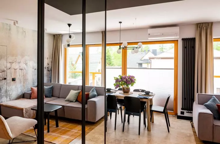 Wakacyjny apartament w Zakopanem - salon