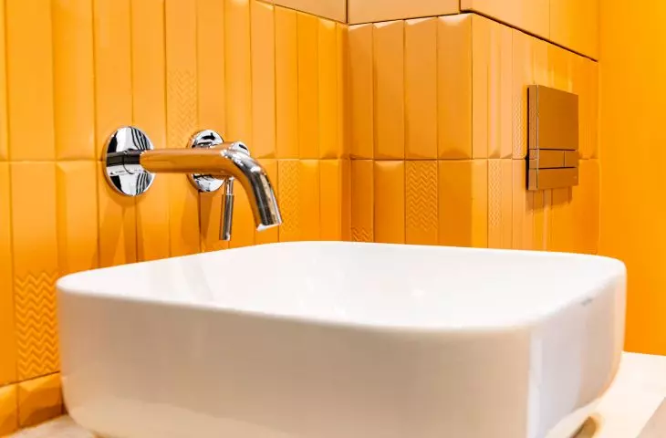 Biscuit orange tiles 