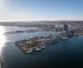 The area of the Fishing Pier in Gdynia