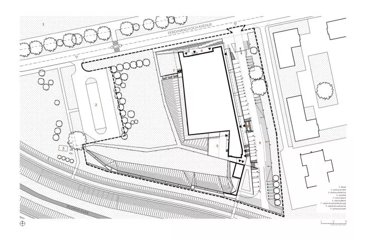 Plan sytuacyjny hali