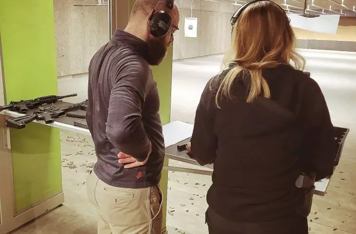 Acoustics and safety are two of the most important points in the interior design of shooting ranges, photo by Knauf Ceiling Solutions.