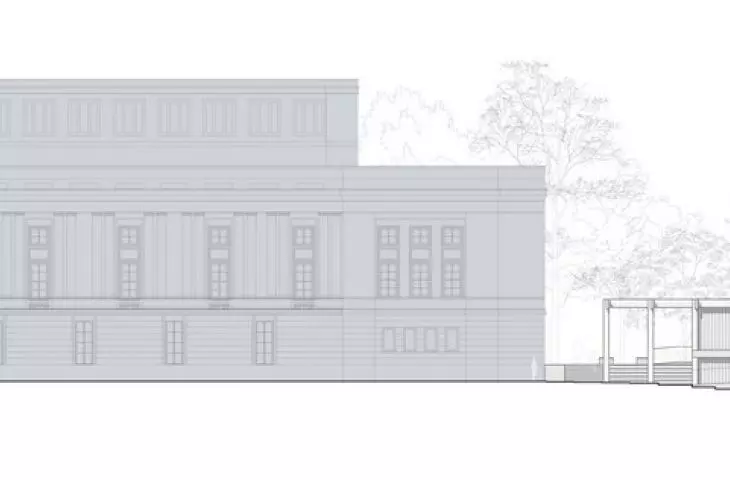 south elevation