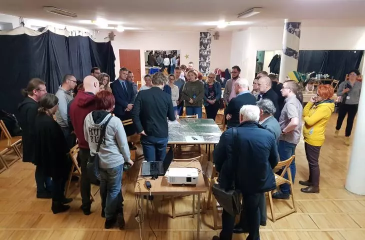 workshops with residents of Dąbrowa Górnicza