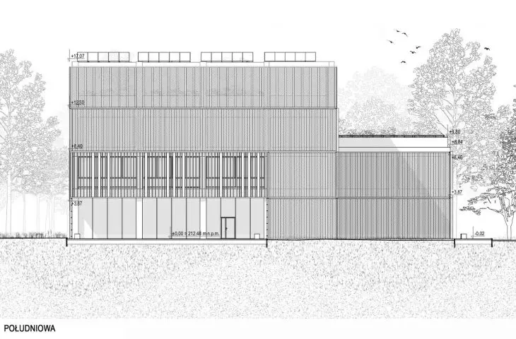 south elevation