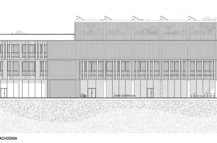 west elevation