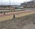 Kampus Uniwersytetu Jagiellońskiego w Krakowie; słupki elektromechaniczne Vigiliant