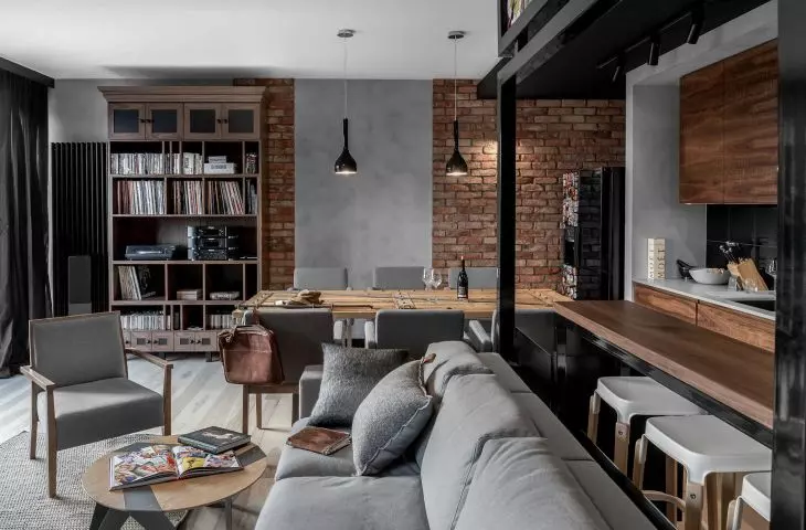 Garnizon popart softloft, proj.: Sikora Wnętrza Architektura 