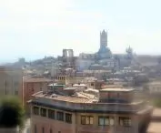 The charm of Italian cities, in the picture Siena