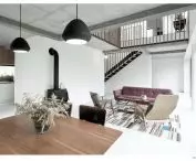 The interiors are dominated by white