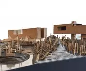 Makieta projektu Centrum Rozwoju Rolnictwa Miejskiego w Pekinie