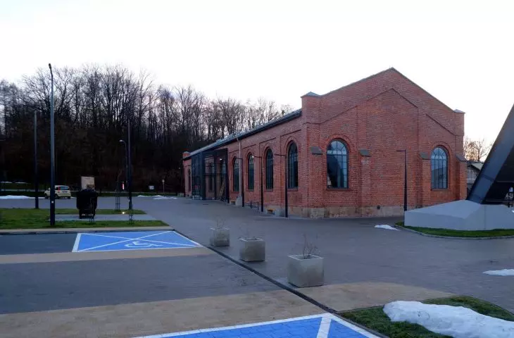 A public library has been established in the engine room and women's changing room at the 