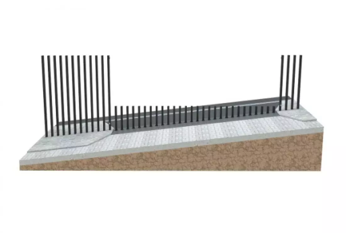 Zastosowanie bramy FANCY FENCE w terenie pochyłym