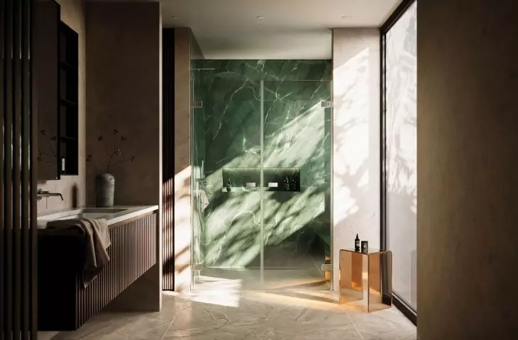 The new OXIA shower enclosure collection from New Trendy