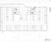 floor plan of the underground parking garage