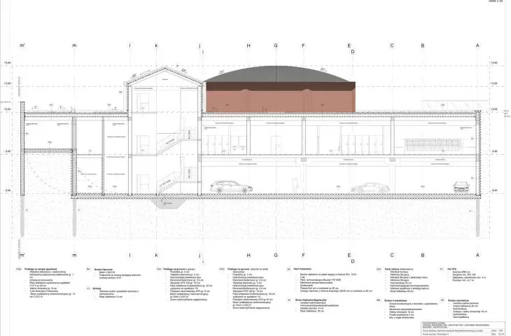A-A cross-section