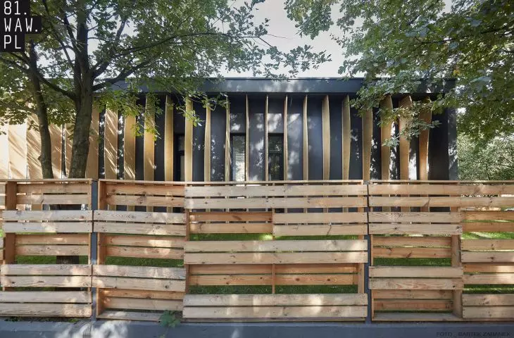 single-family house designed by architects from 81.waw.pl studio