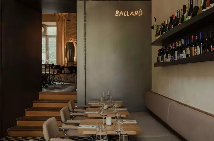 The interiors of the Ballarò restaurant in Warsaw