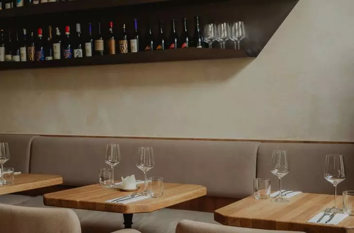 The interiors of the Ballarò restaurant in Warsaw