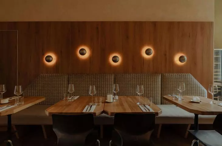 The interiors of the Ballarò restaurant in Warsaw