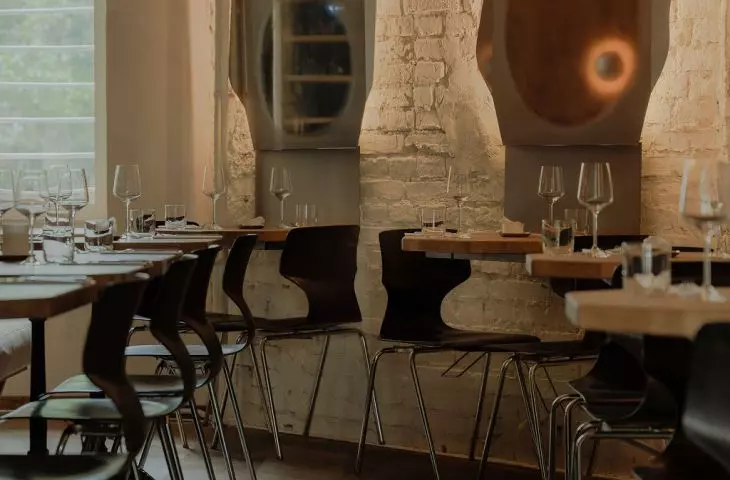 The interiors of the Ballarò restaurant in Warsaw