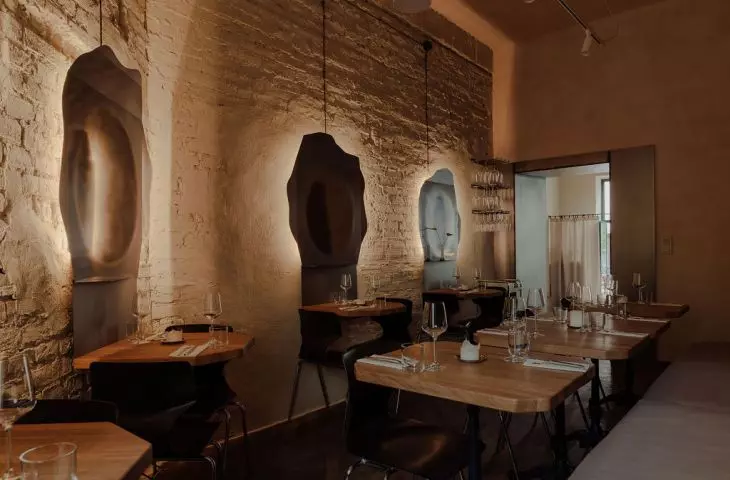 The interiors of the Ballarò restaurant in Warsaw