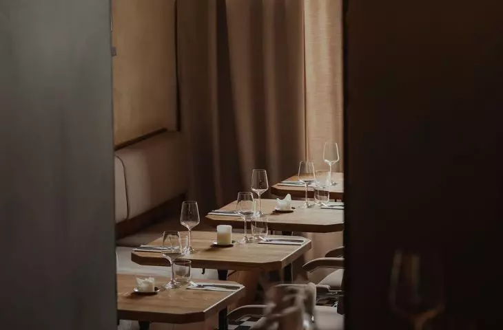 The interiors of the Ballarò restaurant in Warsaw