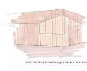 conceptual sketch of the facade