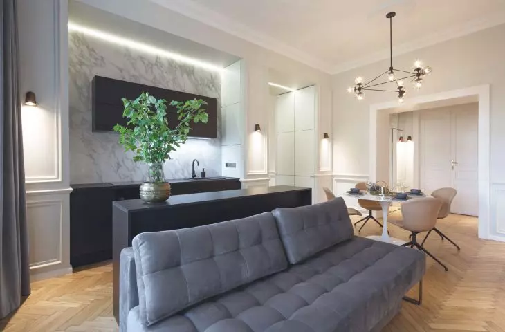 Open space of the living room