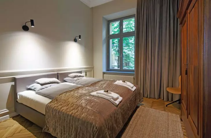 One of the bedrooms