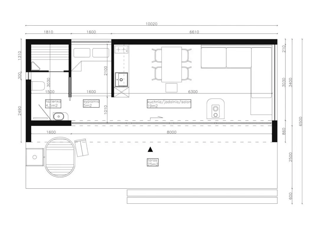 HUS - domek 35 metrów kwadratowych 