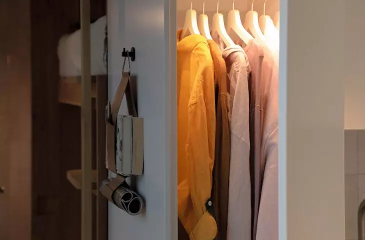 HUS also has room for a closet