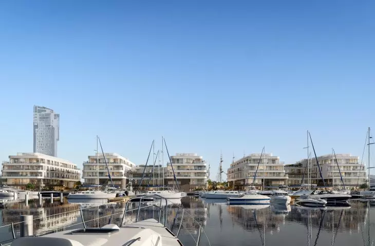As part of the project, 47 units with views of the harbor or marina will be built, as well as facilities for Gdynia’s sailing clubs