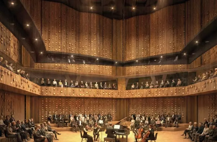 Città della Musica w Lugano - sala koncertowa 